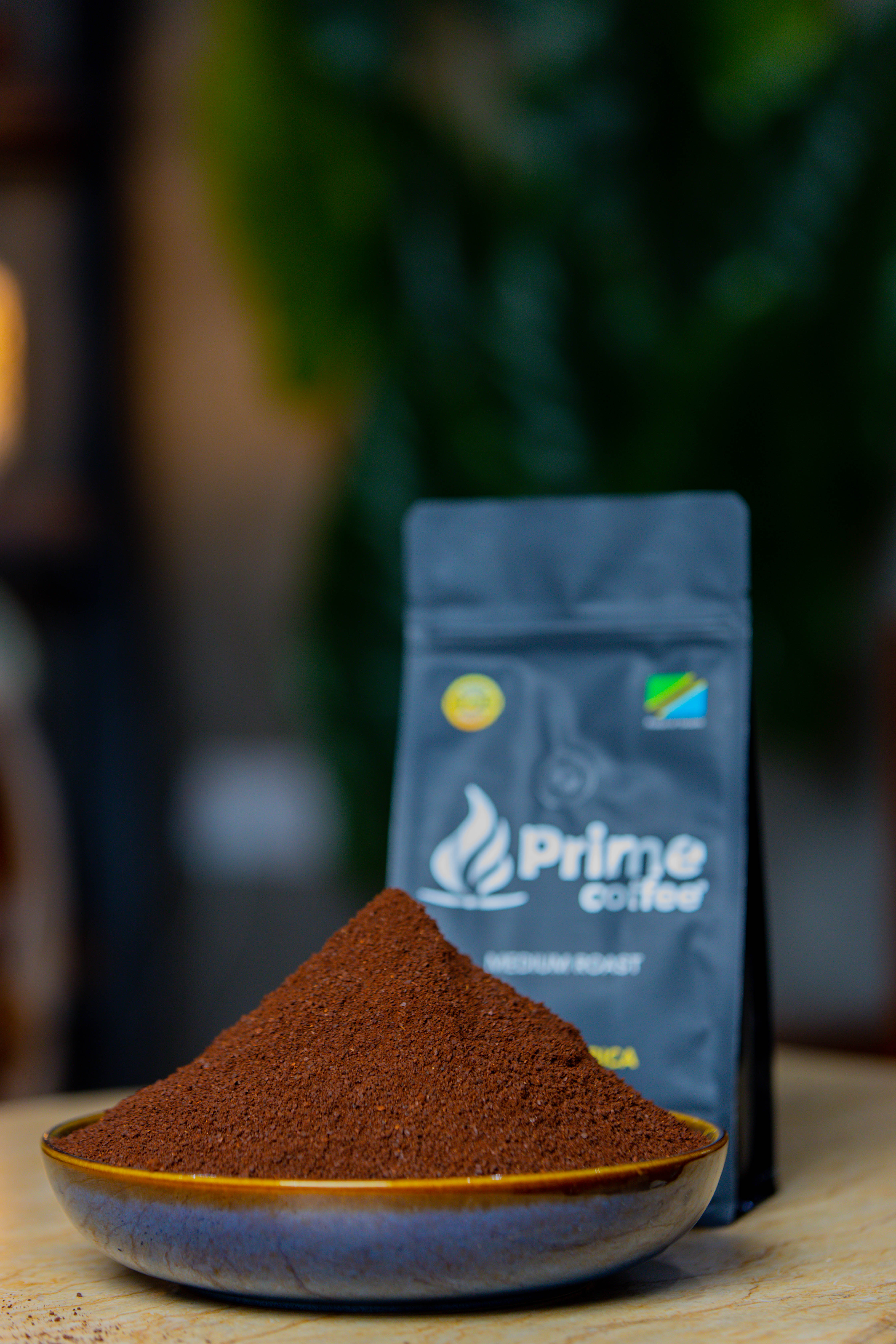 Fresh espresso shot with rich crema