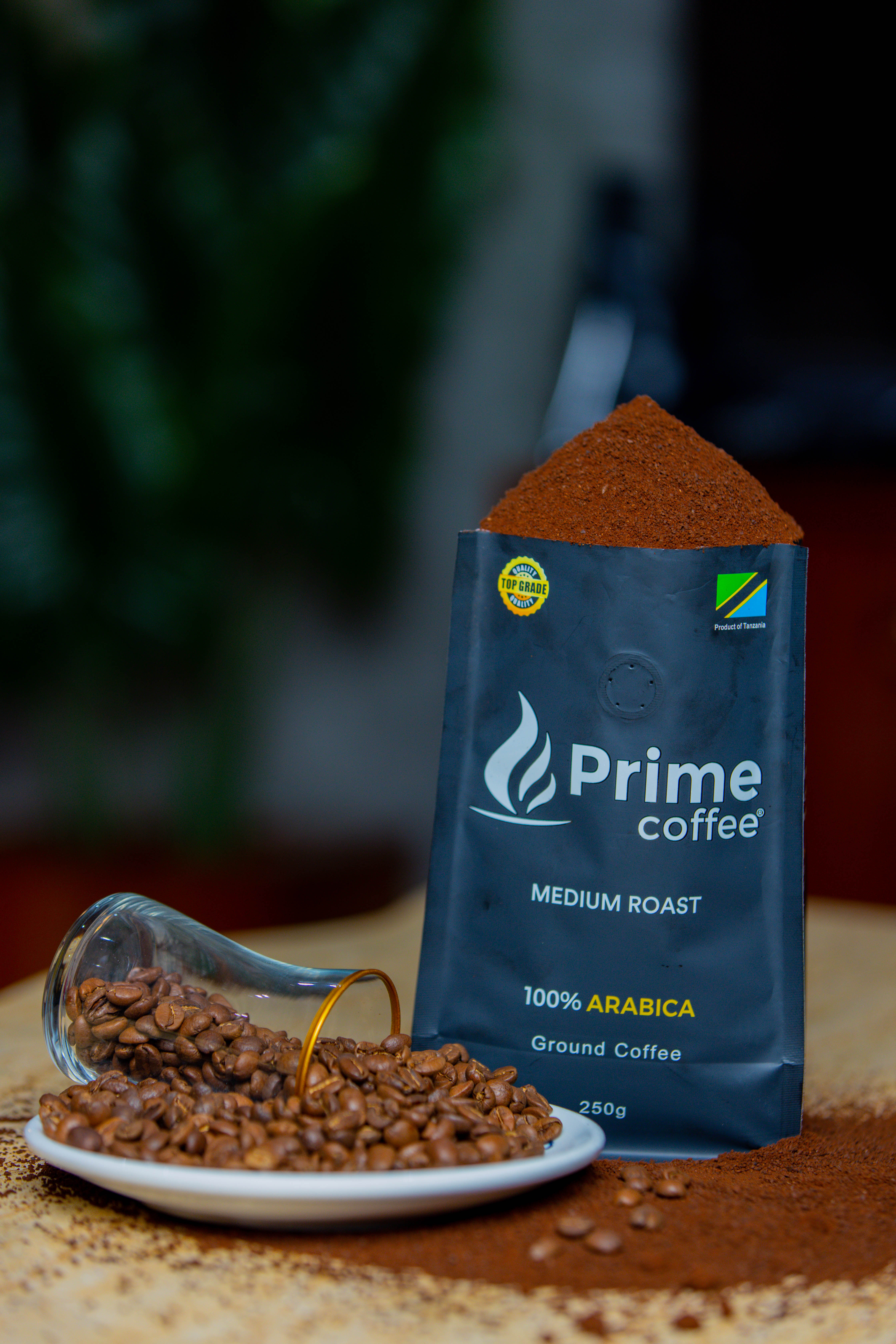 Coffee farm and roasting imagery